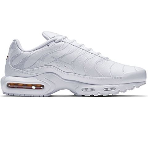 white nike air max plus men