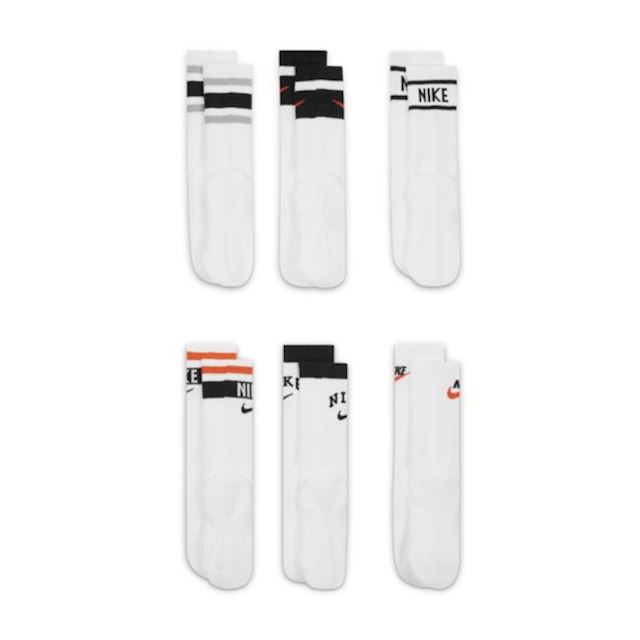 Nike Everyday Plus Cushioned Crew Socks (6 Pairs) - Multi-Colour | DN3899-902 | FOOTY.COM