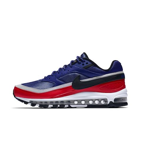 red white and blue nike 97