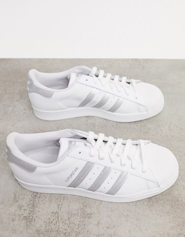 superstar 2 white silver