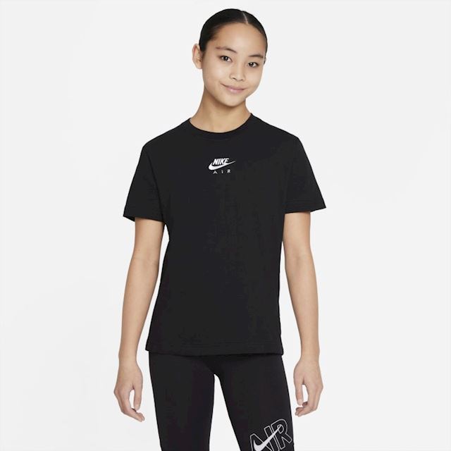 Nike Air Older Kids' (Girls') T-Shirt - Black | DO1341-010 | FOOTY.COM