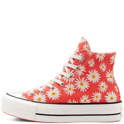 women's camp daisies platform chuck taylor all star high top