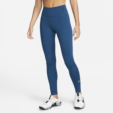 Nike One Women's Mid-Rise Leggings - Blue | DD0252-460 | FOOTY.COM