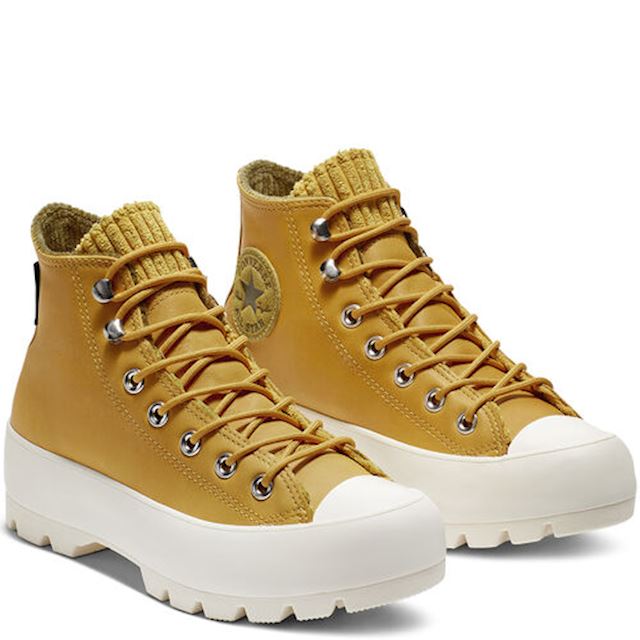 lugged leather chuck taylor all stars
