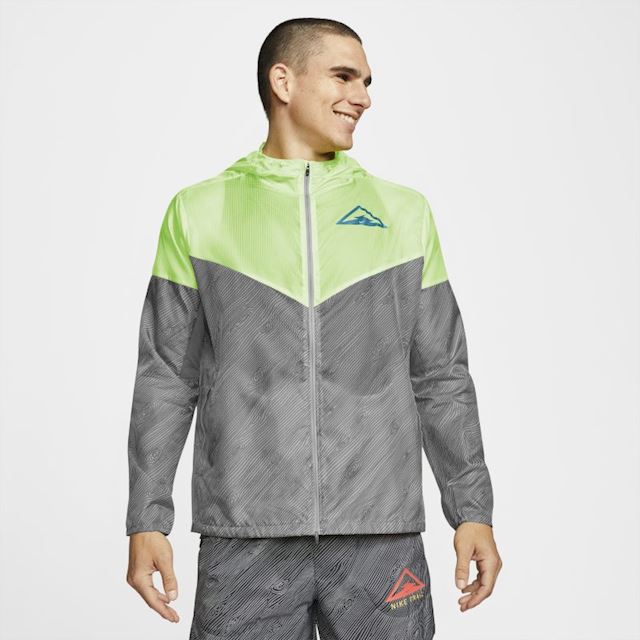 Nike Windrunner Men's Hooded Trail Running Jacket - Grey | CQ7961-073 ...