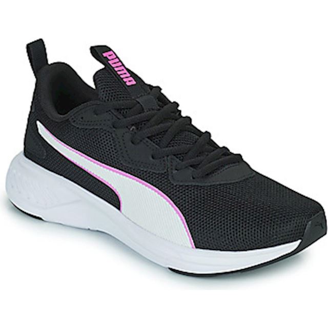 puma unisex black incinerate running shoes