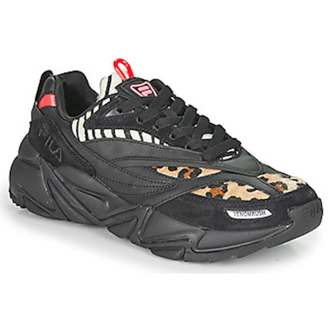 fila trainers womens black