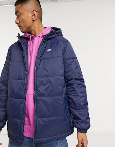 Vans Woodridge puffer jacket in dress 
