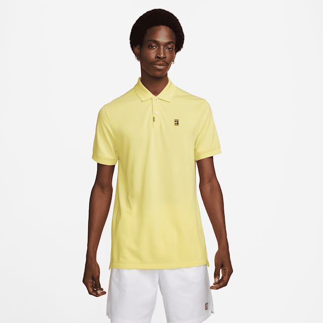 The Nike Polo Men's Slim-Fit Polo - Yellow | DA4379-706 | FOOTY.COM