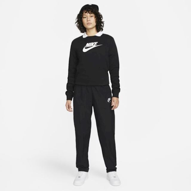 Nike Sportswear Club Fleece Women's Logo Crew-Neck Sweatshirt - Black ...