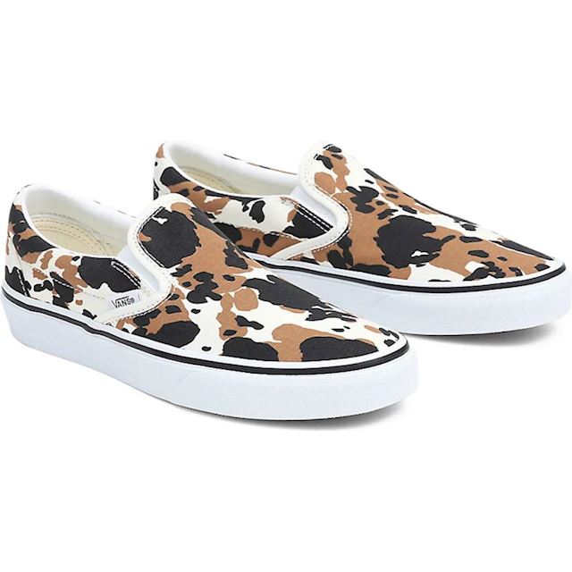 VANS Classic Slip-on Shoes (cow Multi Color) Women Black | VN0A7Q5DMUL ...