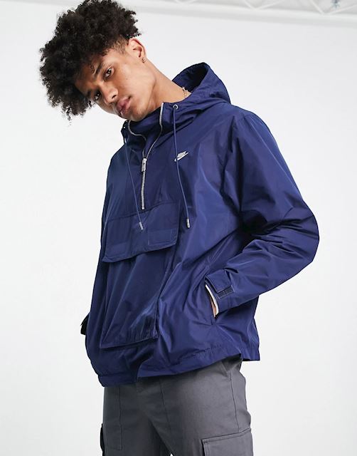 Nike circa pack pull over windbreaker in navy | DQ4234-410 | FOOTY.COM