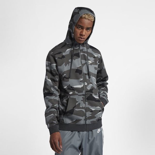 nike camo zip hoodie mens