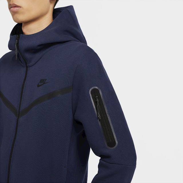 Nike Sportswear Tech Fleece Men's Full-Zip Hoodie - Blue | CU4489-410 ...