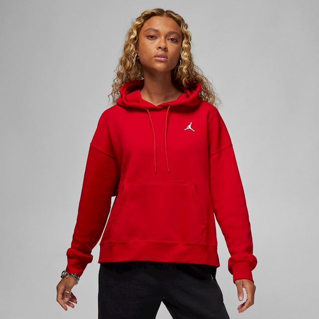 Nike Jordan Brooklyn Women's Fleece Pullover Hoodie - Red | DQ4458-687 ...