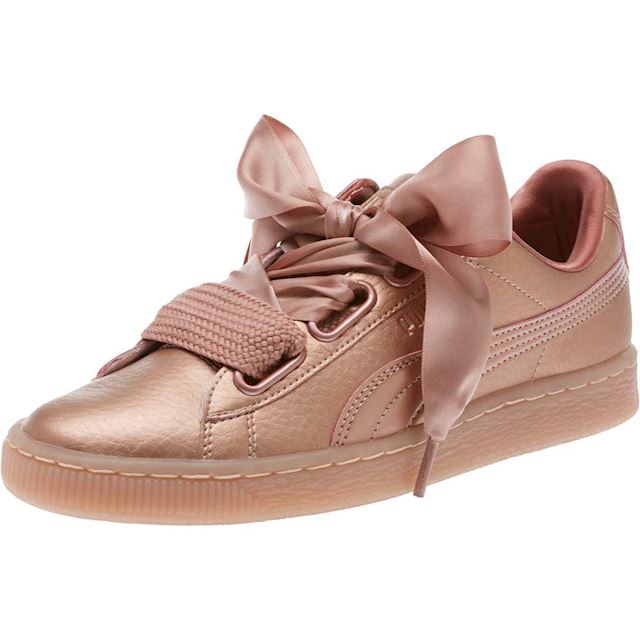 puma heart trainers pink