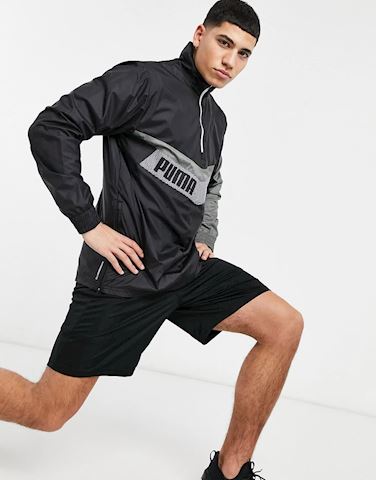 puma suede black quarter zip