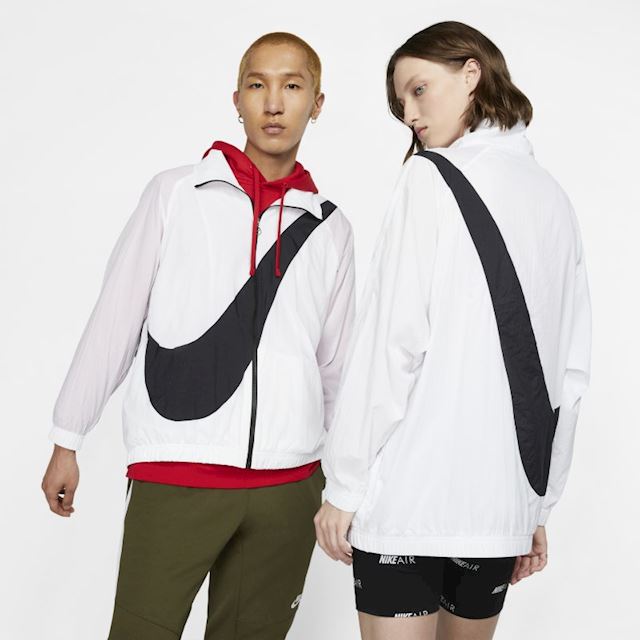 Nike Sportswear Woven Swoosh Jacket - White | BV3685-100 | FOOTY.COM