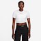 Nike Sportswear Essential Women's Slim-Fit Crop T-Shirt - White ...