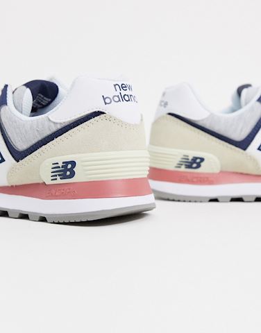 new balance 574 varsity trainers in cream