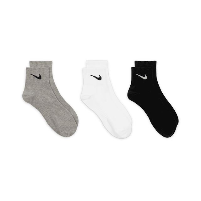 Nike Performance Lightweight Training Ankle Socks (3 Pairs) - Black ...
