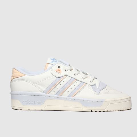 adidas originals rivalry low trainer in blue and pink