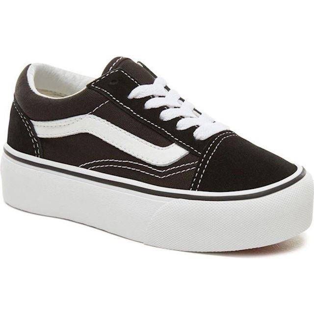 Vans Old Platform - Pre School Shoes - Black - Canvas - Size 1 - Foot Locker | VN0A3TL36BT1 | FOOTY.COM