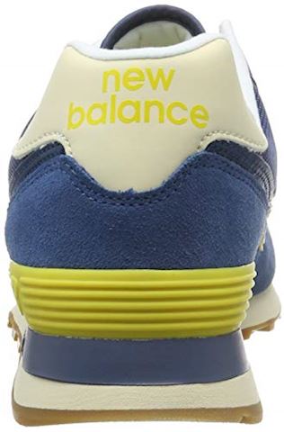 new balance 574 yellow blue