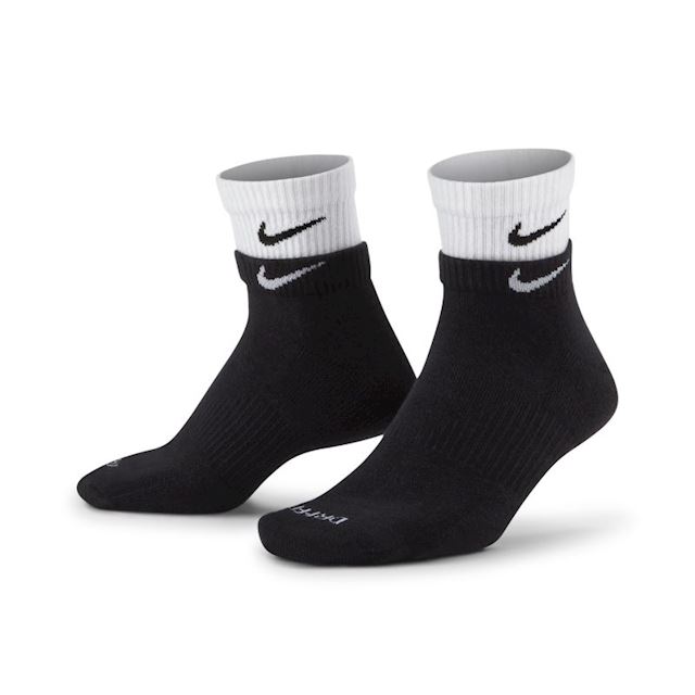 Nike Everyday Plus Cushioned Training Ankle Socks - Black | DH4058-011 ...