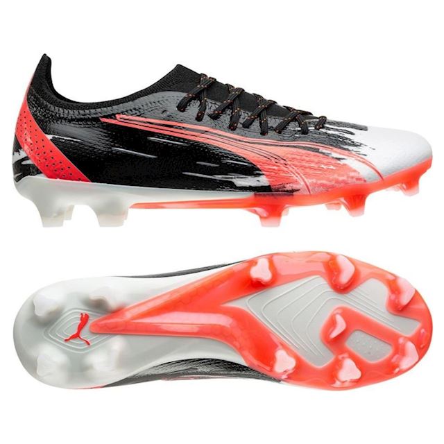 PUMA X Unisport Ultra Ultimate Fg/ag Ran Out Of Ink - PUMA White/fiery ...