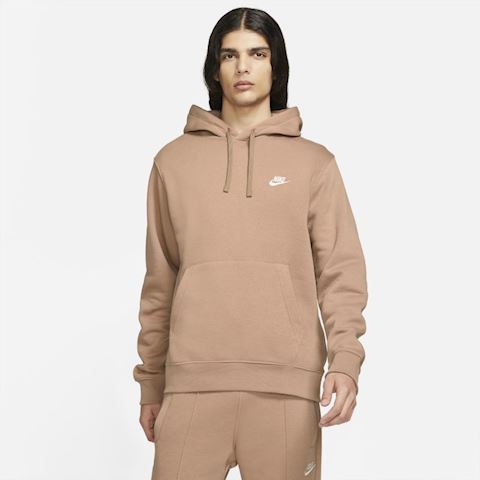 nike sportswear club fleece hoodie brown