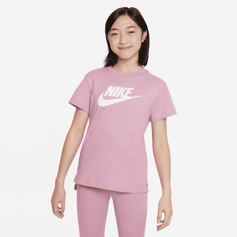 Nike Sportswear Older Kids' T-Shirt - Pink | AR5088-601 | FOOTY.COM