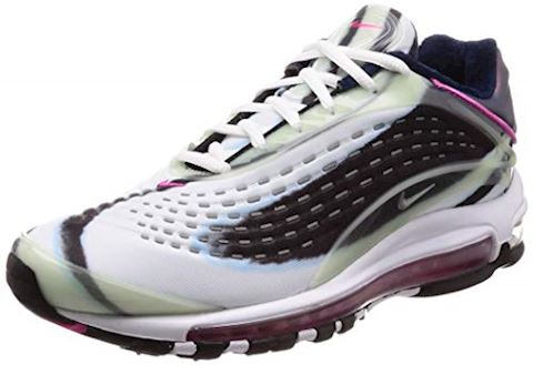 nike air max deluxe green silver obsidian & pink