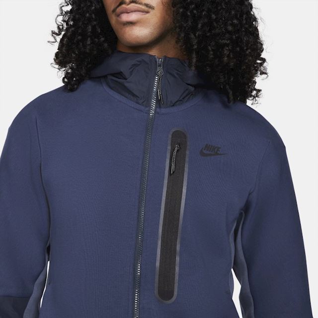 Nike Sportswear Tech Fleece Men's Full-Zip Woven Hoodie - Blue | CZ9903 ...