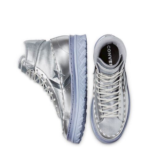 metallic vis pro leather x2 high top