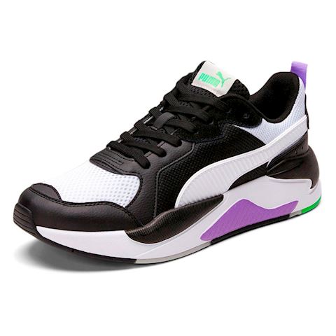 Puma X-ray EU 41 Puma Black / Puma White / Fluo Green / Luminous Purple |  372602_29 | FOOTY.COM