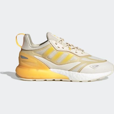 Adidas ZX 2K Boost 2.0 Wonder White Orange Tint Solar Gold GZ7823 - Sepwalk