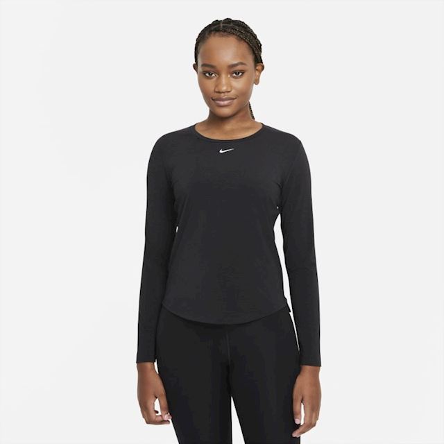 Nike Dri-FIT One Luxe Women's Standard Fit Long-Sleeve Top - Black ...
