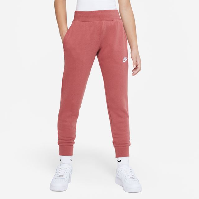 Nike Sportswear Club Fleece Older Kids' (Girls') Trousers - Red ...