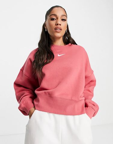 cropped pink nike hoodie