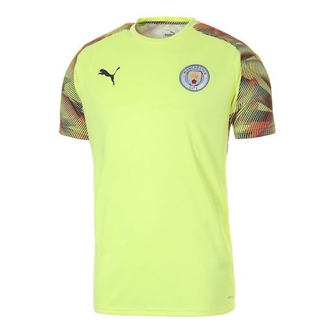 Puma Manchester City Training T Shirt Fizzy Yellow Asphalt 755798 19 Footy Com