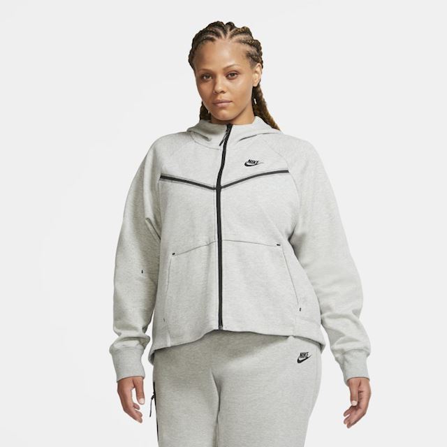 Nike Sportswear Tech Fleece Windrunner Women's Full-Zip Hoodie - Grey ...