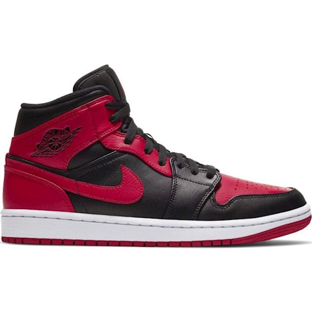 Air Jordan 1 Mid White Black 554724-177 - Fastsole