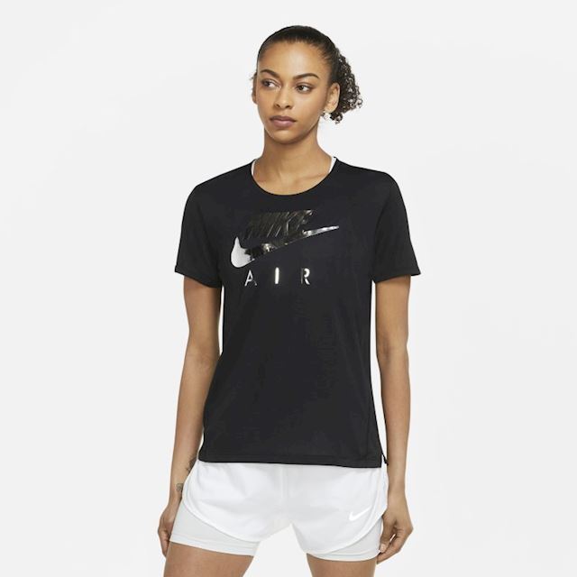 Nike Air Dri-FIT Women's Short-Sleeve Running Top - Black | DD4342-010 ...