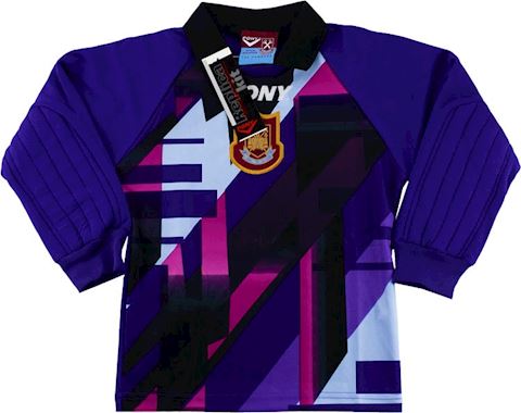 West Ham United Kids Ls Goalkeeper Home Shirt 1997 98 Footy Com