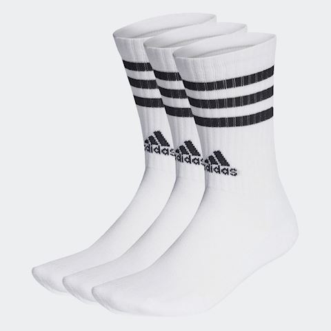 adidas 3-Stripes Cushioned Crew Socks 3 Pairs | HT3458 | FOOTY.COM