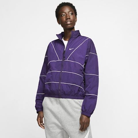 nike track jacket purple