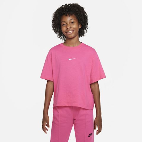 Nike Sportswear Older Kids' (Girls') T-Shirt - Pink | DH5750-684 ...