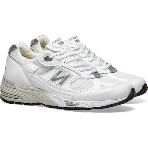 new balance 991 white silver