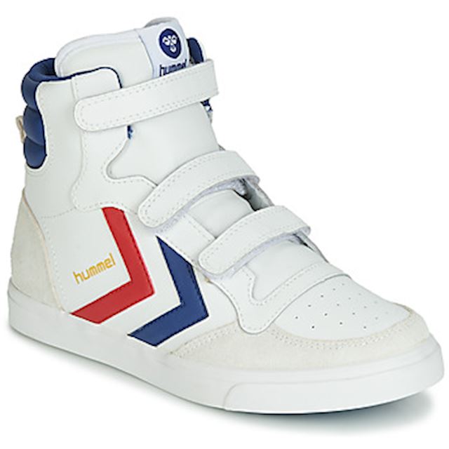 Hummel STADIL JR VELCRO HIGH girls's Shoes (High-top Trainers) in White | 163676-9001 | FOOTY.COM